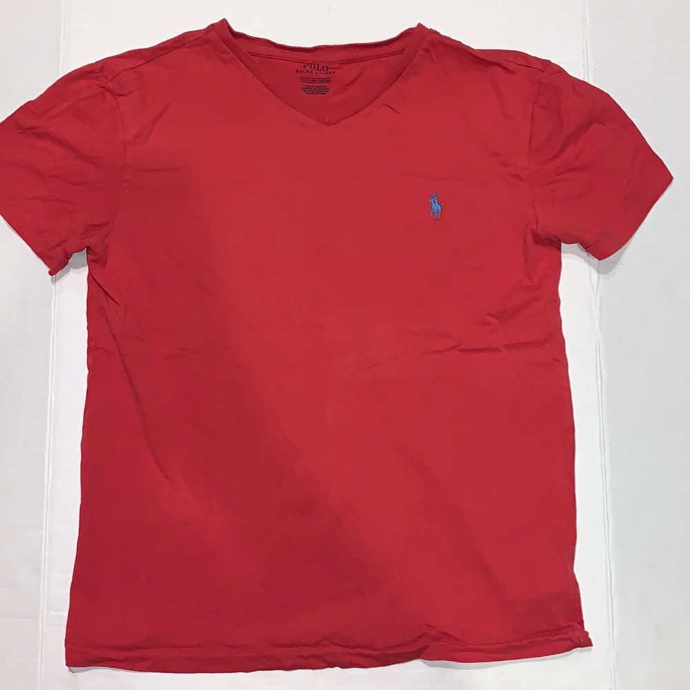 Pink Polo Ralph Lauren short sleeve shirt